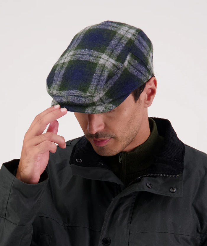 The Bristol Flat Cap in Thornton Check