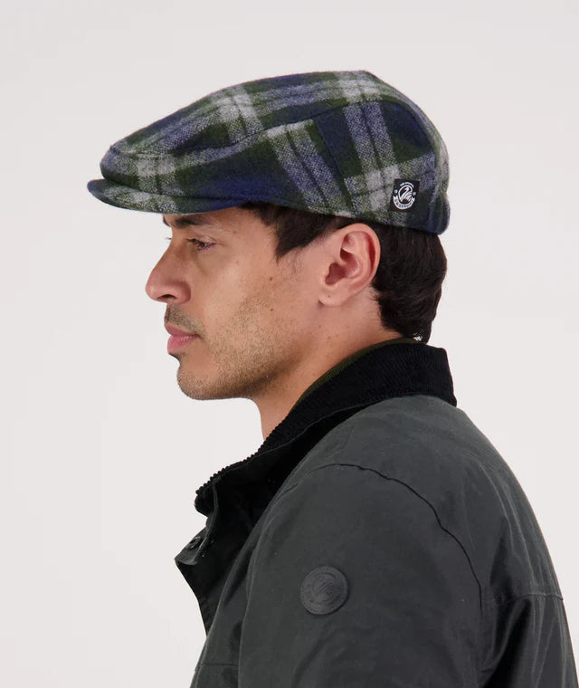 The Bristol Flat Cap in Thornton Check
