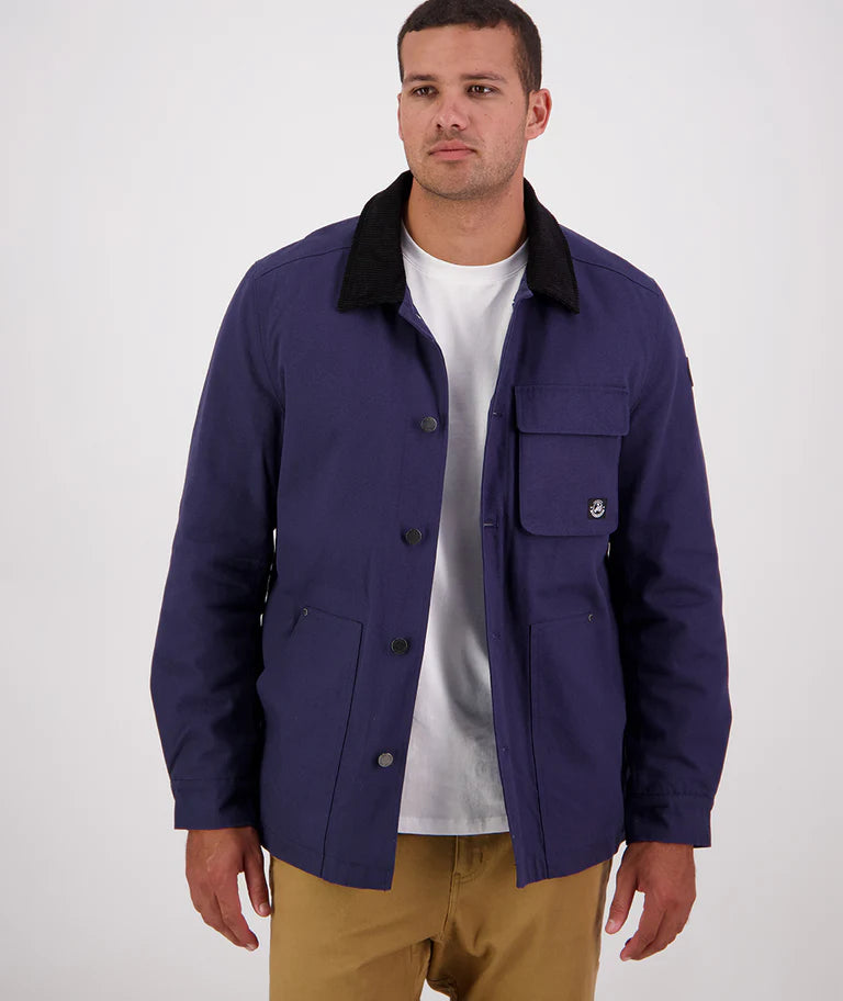 Swanndri Barrytown Jacket Dark in Navy