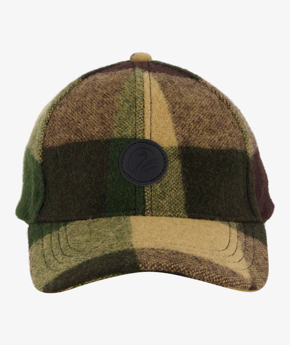 The Swanni Wool Baseball Cap in Checkamo