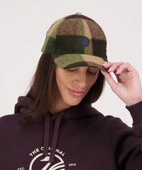 The Swanni Wool Baseball Cap in Checkamo