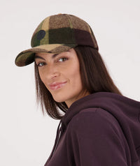 The Swanni Wool Baseball Cap in Checkamo
