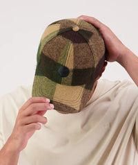 The Swanni Wool Baseball Cap in Checkamo
