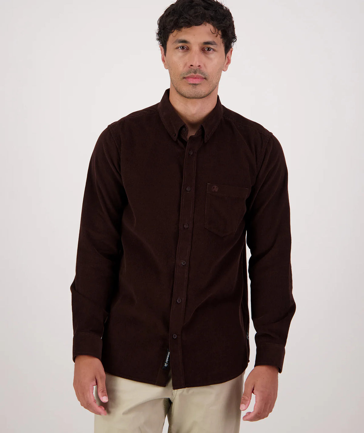 Men's Ranfurly V2 Long Sleeve Shirt in Espresso