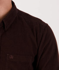 Men's Ranfurly V2 Long Sleeve Shirt in Espresso