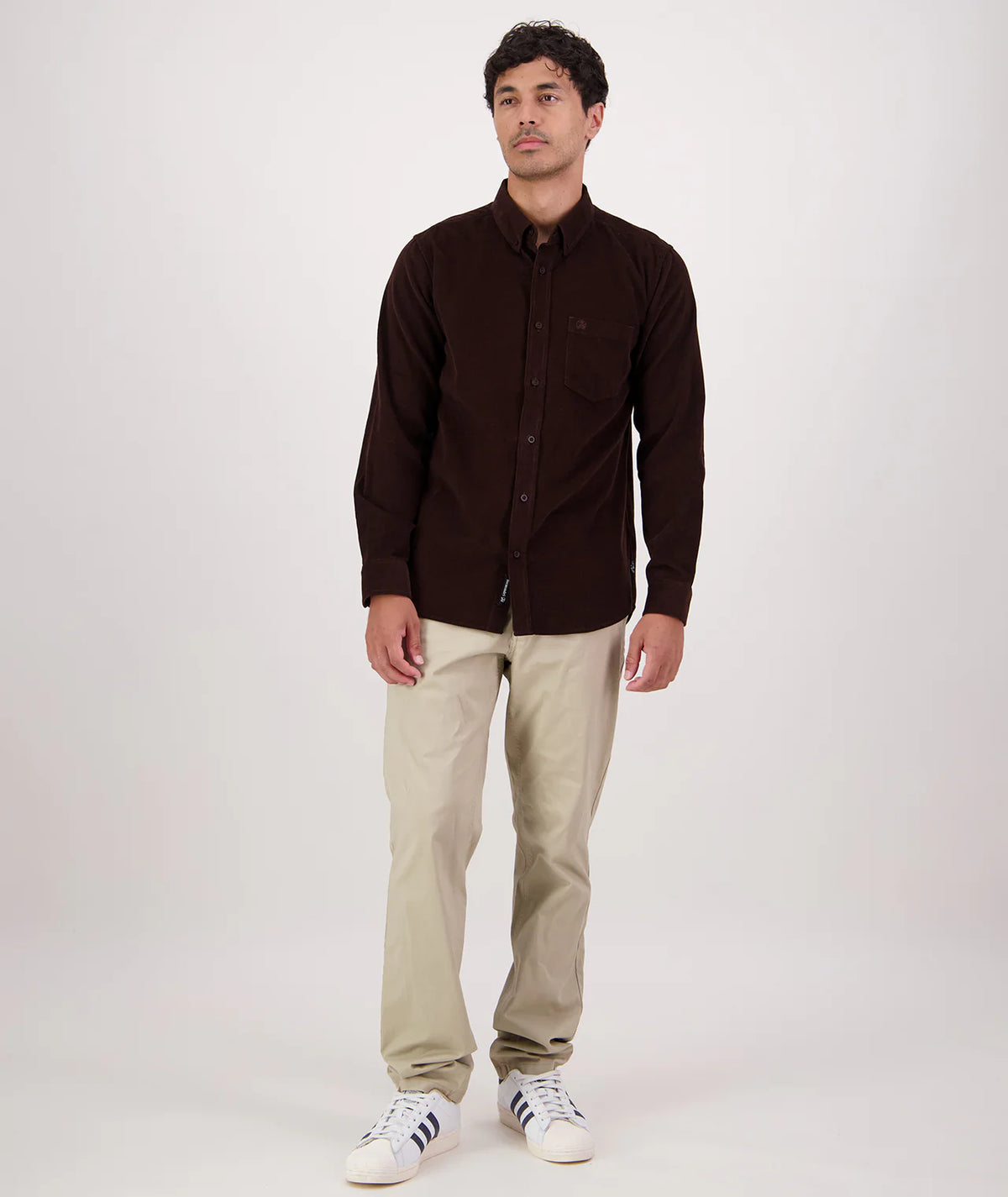 Men's Ranfurly V2 Long Sleeve Shirt in Espresso