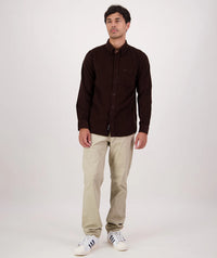 Men's Ranfurly V2 Long Sleeve Shirt in Espresso
