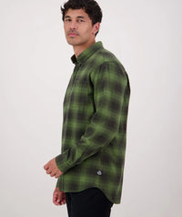 Westerfield Long Sleeve Shirt in Dark Olive/Olive Check