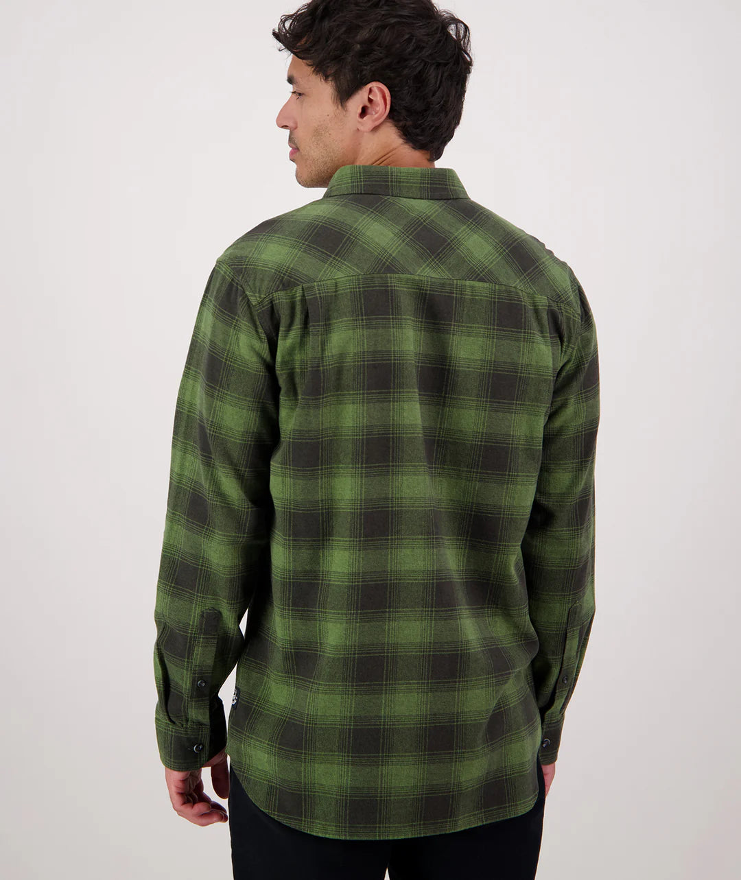 Westerfield Long Sleeve Shirt in Dark Olive/Olive Check