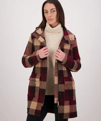Annmore V2 Wool Overcoat in Florence Check