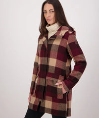 Annmore V2 Wool Overcoat in Florence Check