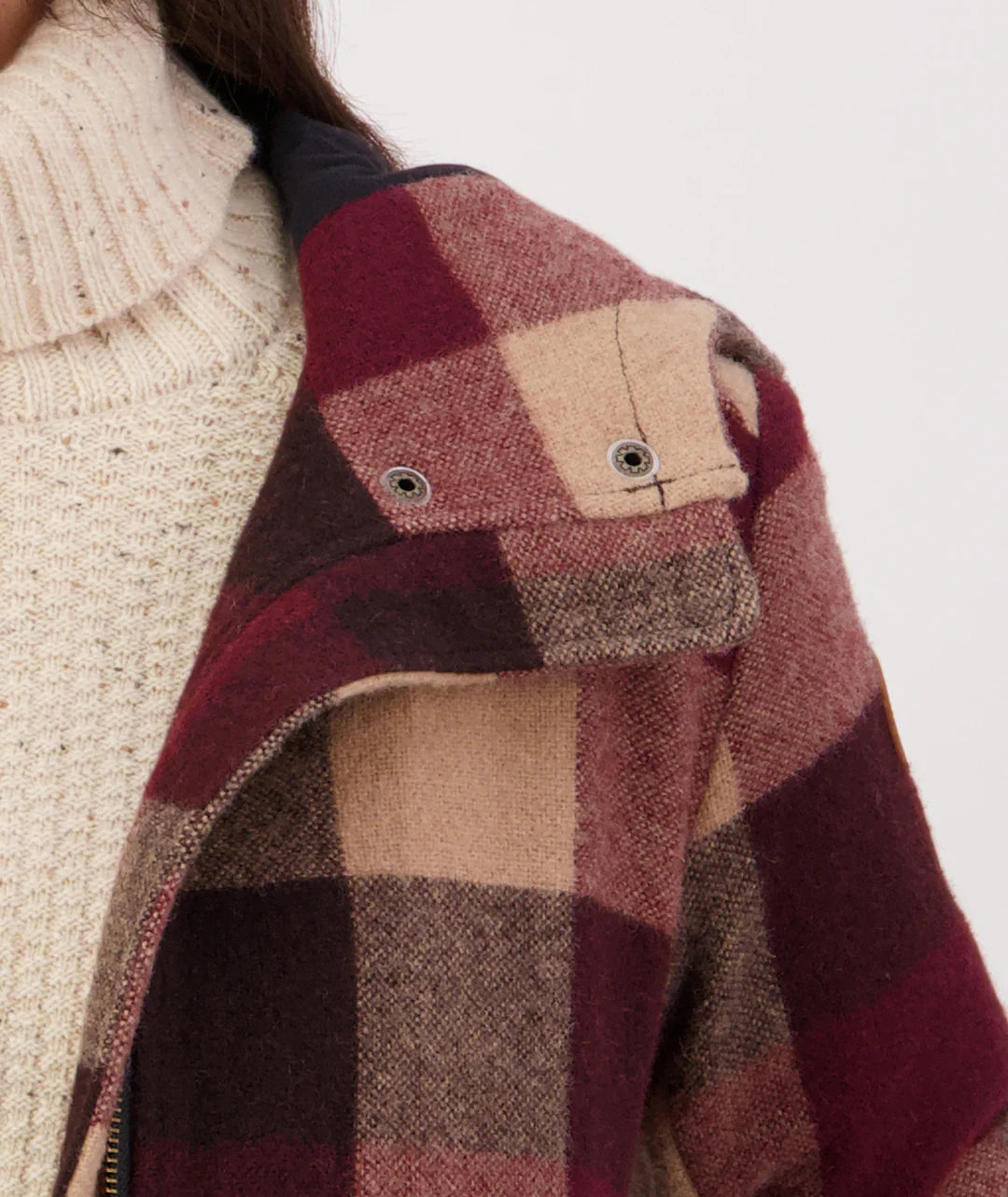Annmore V2 Wool Overcoat in Florence Check