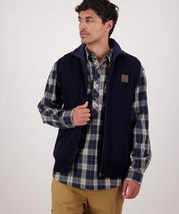 Swanndri Rhino Stormsheild Windproof Vest in Navy