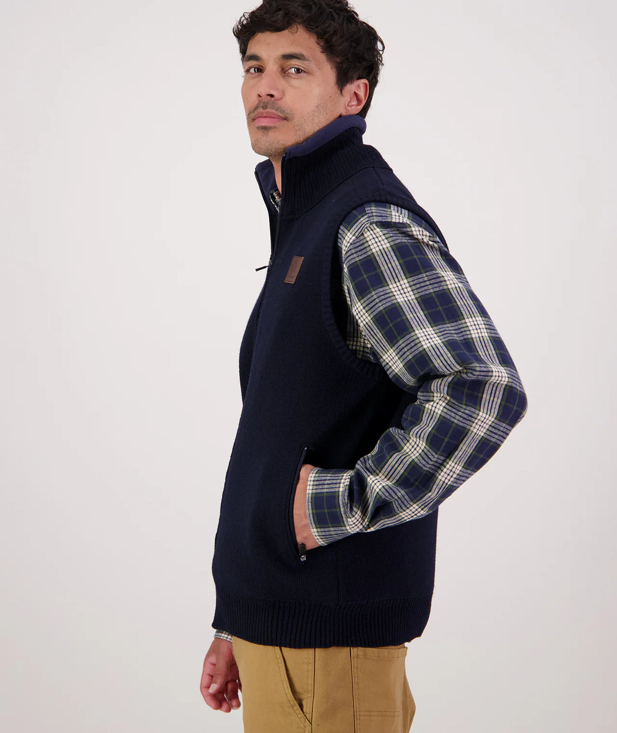 Swanndri Rhino Stormsheild Windproof Vest in Navy