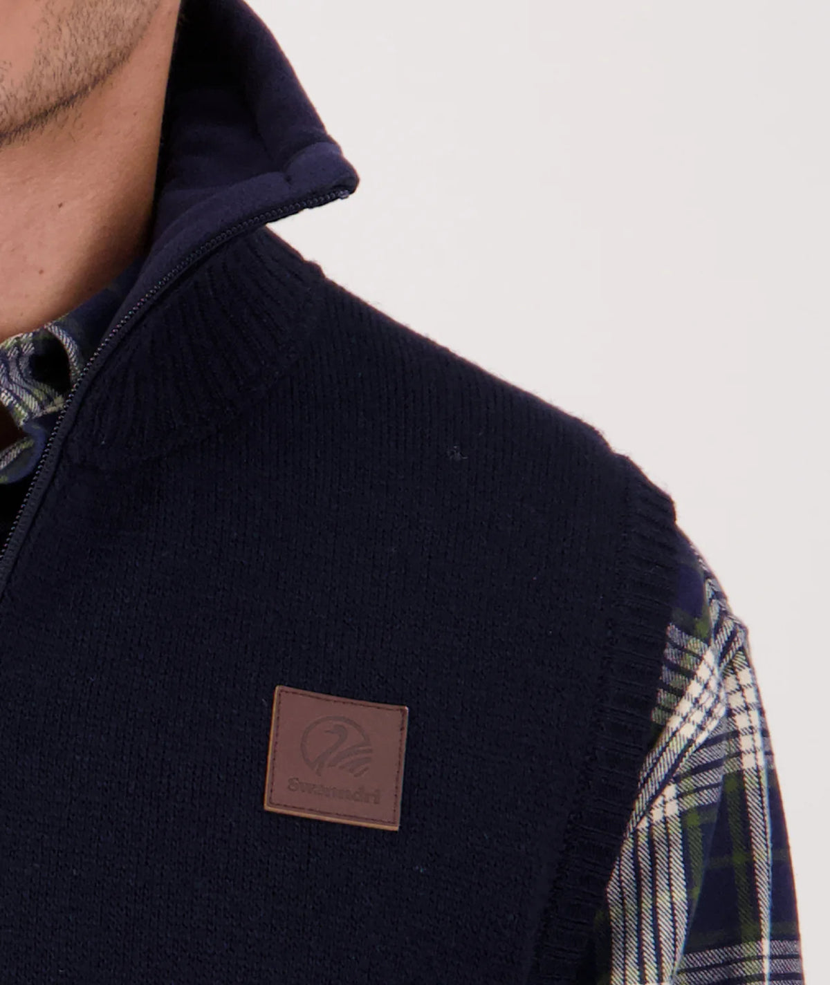 Swanndri Rhino Stormsheild Windproof Vest in Navy
