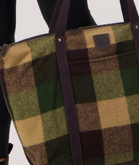 Gibbston Wool Tote Bag in Checkamo