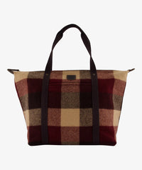 Gibbston Wool Tote Bag in Florence Check