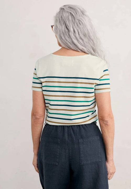 Seasalt Sailor Top  -Tri Breton Chalk Helford