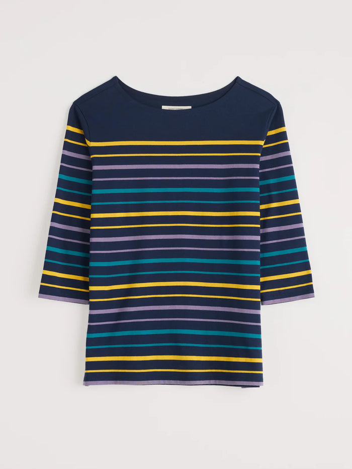 Seasalt Sailor Top in Falmouth Tri Shore Maritime Gorse