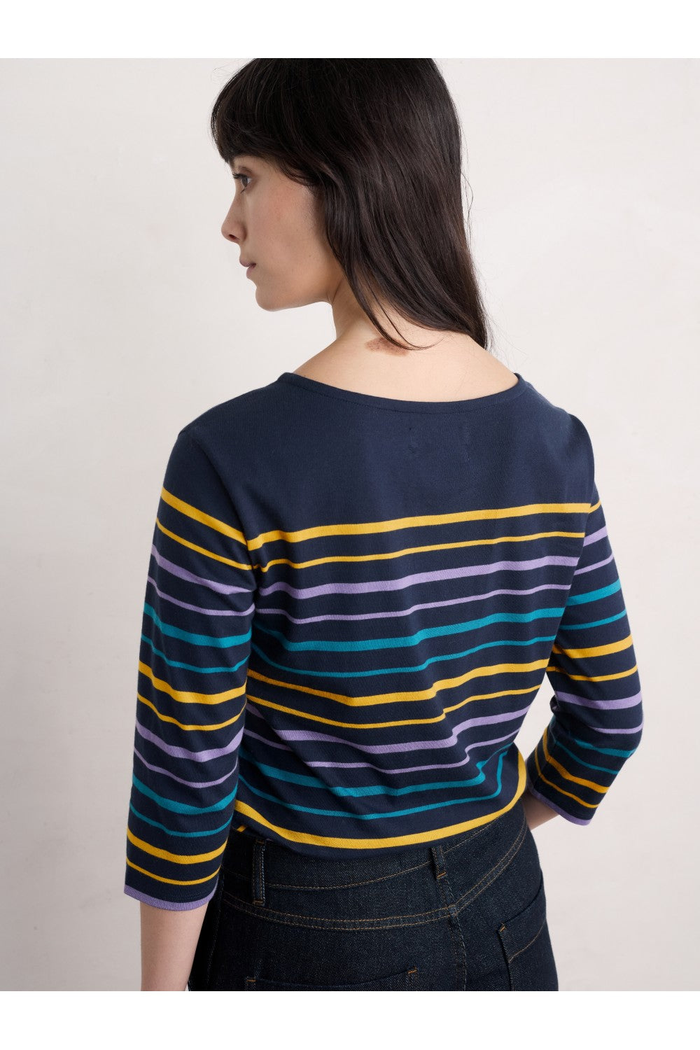 Seasalt Sailor Top in Falmouth Tri Shore Maritime Gorse