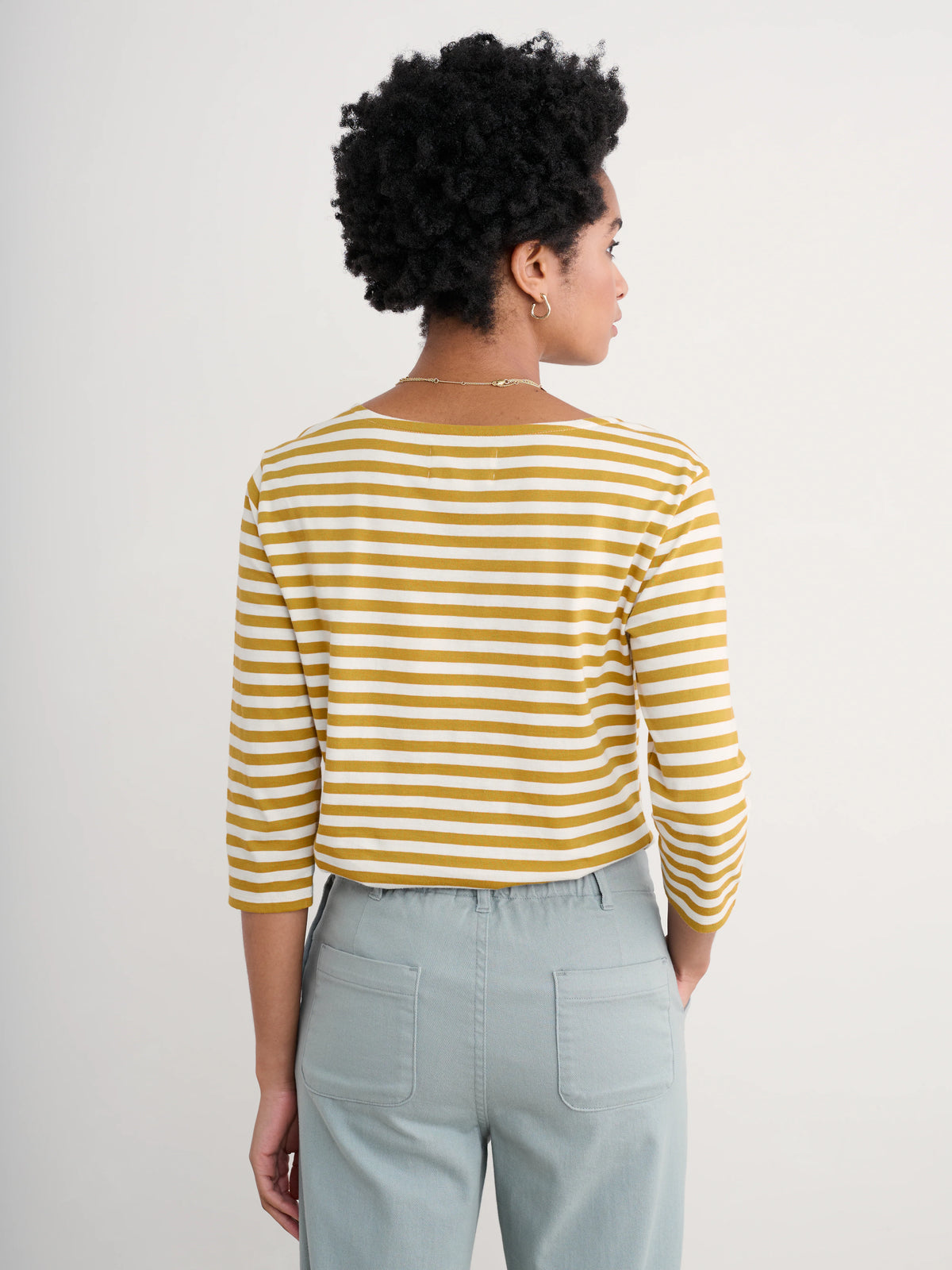 Seasalt Sailor Top in Mini Cornish Chamomile Chalk