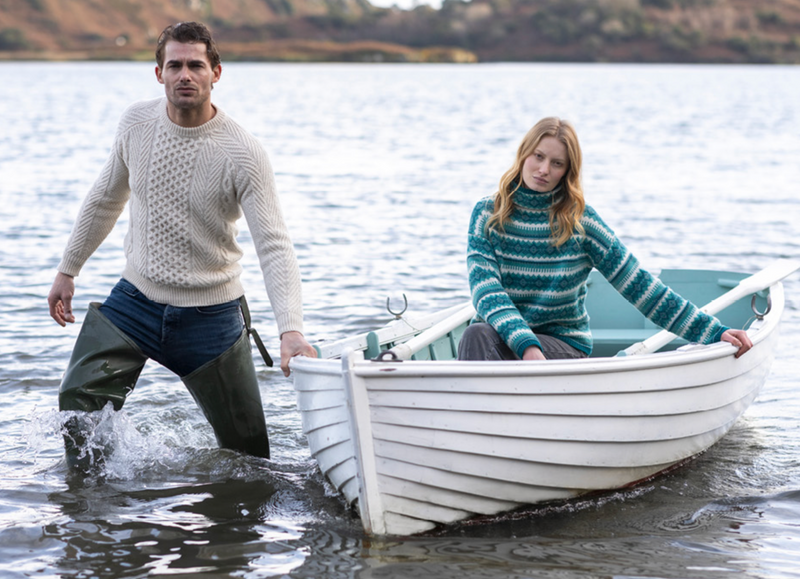 FairIsle Funnel Neck Jumper (into the woods)