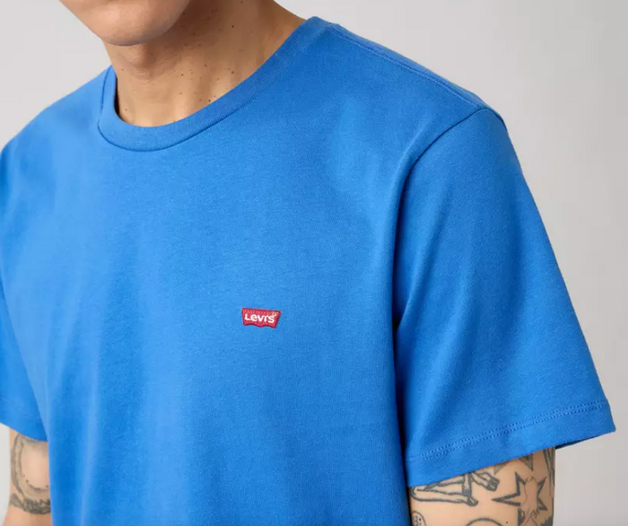 Levi's Original Housemark T-Shirt in Star Sapphire Jersey - Blue 56605-0281
