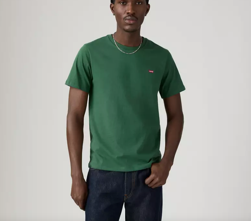 Levi's Original Housemark T-Shirt in Dark Green Jersey 56605-0292