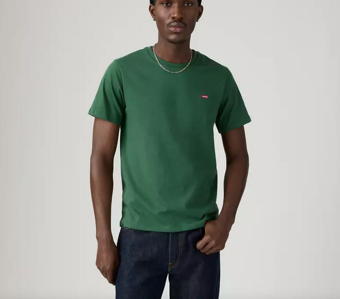 Levi's Original Housemark T-Shirt in Dark Green Jersey 56605-0292