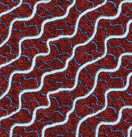 Bamboo SS Shirt Warna Jukurrpa (Snake Dreaming)