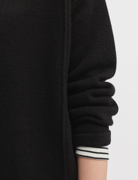 Yarra Trail Force Knit Coat in Black 6306