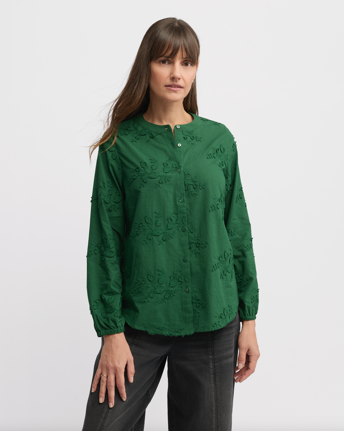 Yarra Trail Dainty Shirt in Clover 4360