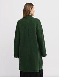 Yarra Trail Force Knit Coat in Juniper 6306