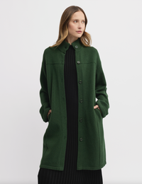 Yarra Trail Force Knit Coat in Juniper 6306