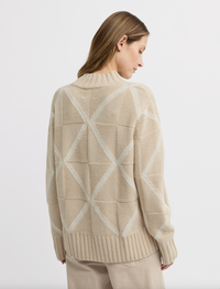 Yarra Trail Indiana Knit in Almond /Ecru 7766