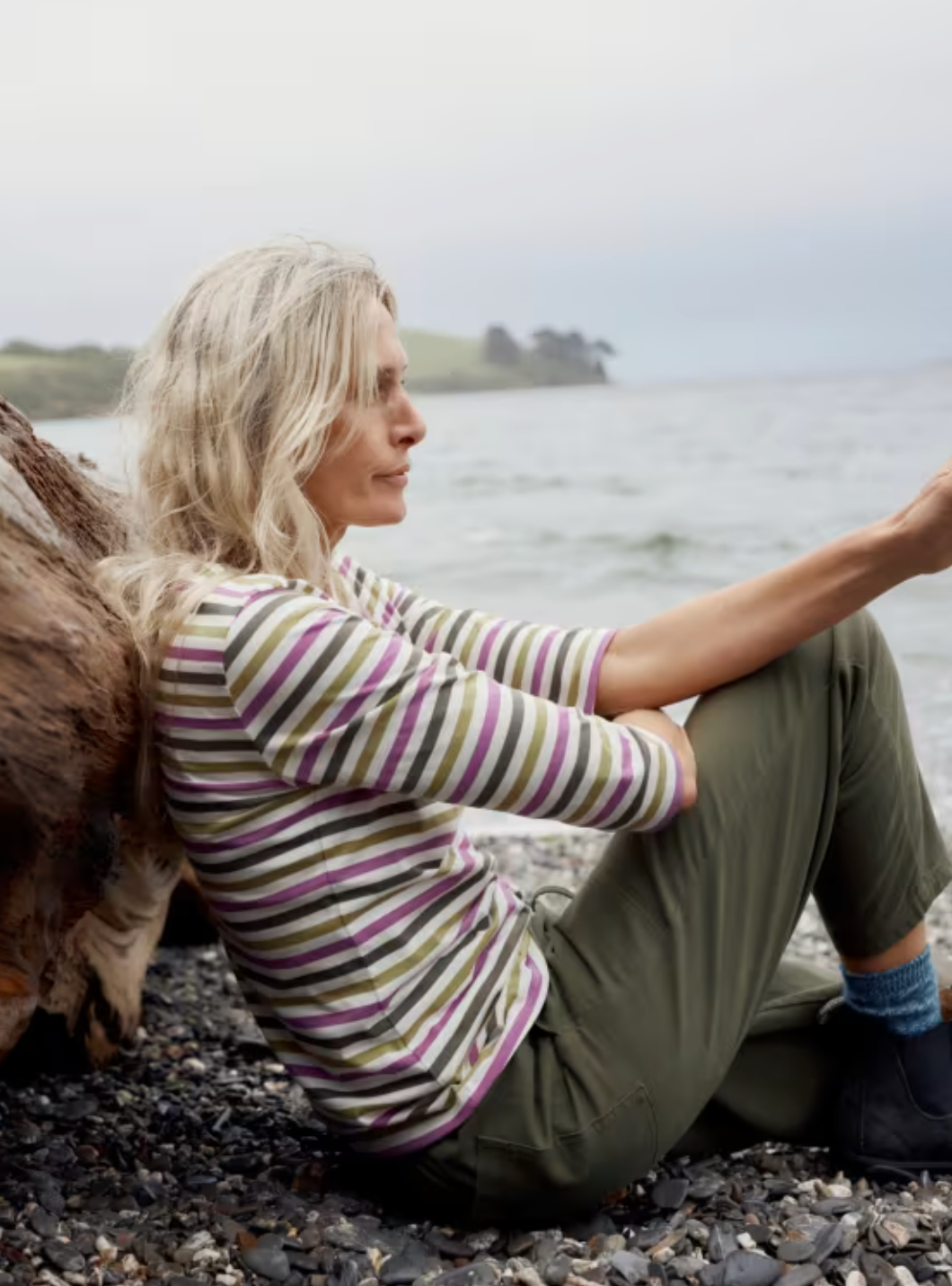 Seasalt Sailor Top in Tri Mini Cornish Fennel