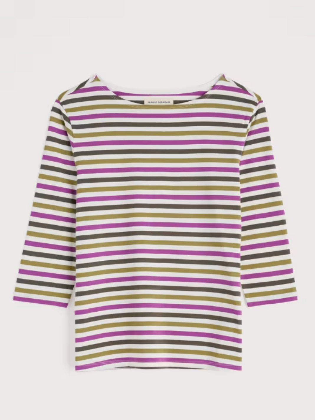 Seasalt Sailor Top in Tri Mini Cornish Fennel