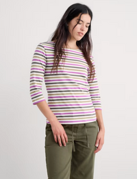 Seasalt Sailor Top in Tri Mini Cornish Fennel
