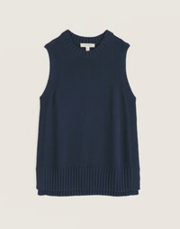 Redstart Knitted Vest in Maritime