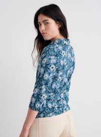 Seasalt Wavecrest Shirt in Blotted Anemone Minnow