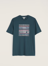 Seasalt Men's Midwatch T-Shirt Sunlit Seas Sea Storm