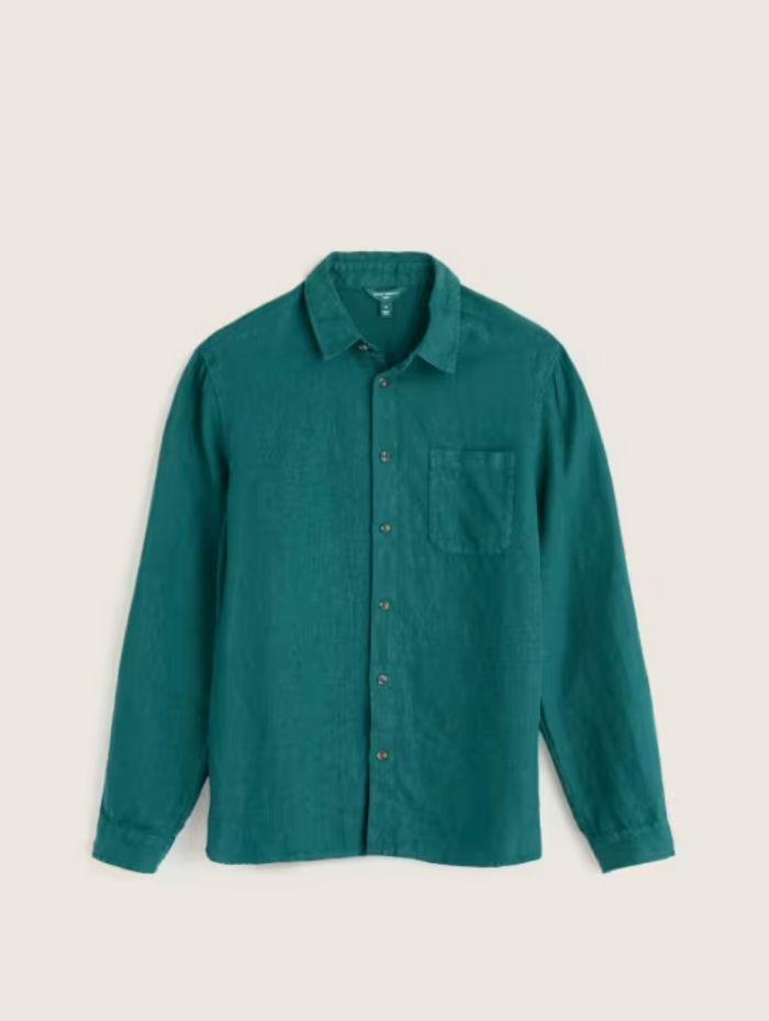Seasalt Men's Curator shirt in Dark Wreckage