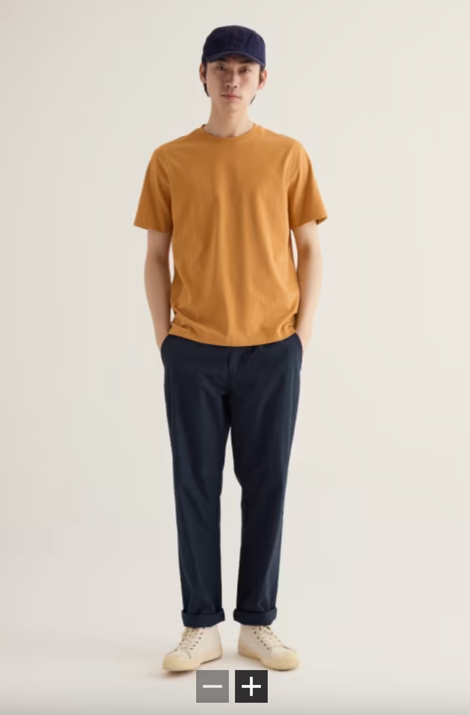 Seasalt Men's Merthen T-Shirt in Mustard Seed
