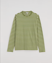 Seasalt Men's Sailor Shirt in Breton Grasshopper