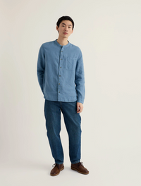 Seasalt Men's Porlock Shirt in Tide
