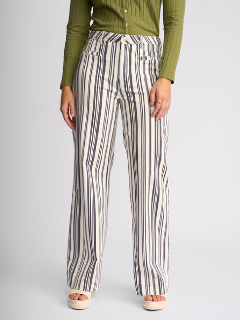 Rune Jean in Multi Denim Stripe 5059
