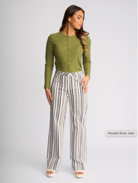 Rune Jean in Multi Denim Stripe 5059