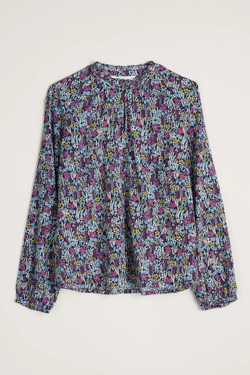 Seasalt Sea Flow Top - Floral Moor Maritime