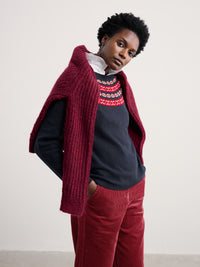 Seasalt Seas Edge Jumper in Bedstone Jam Mix