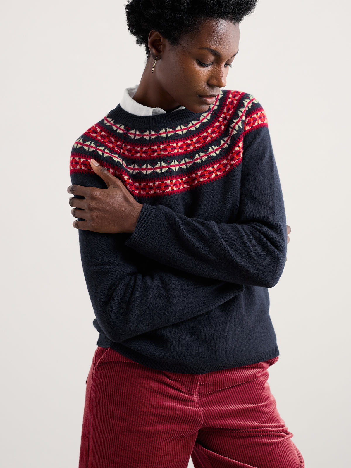 Seasalt Seas Edge Jumper in Bedstone Jam Mix